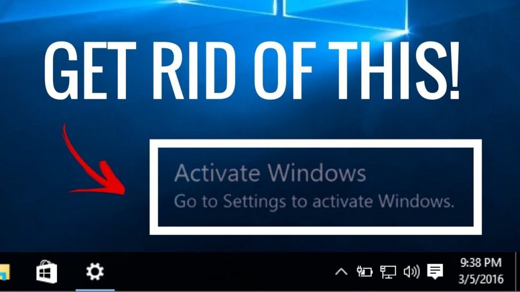 Remove activate Windows watermark – Activate For Free