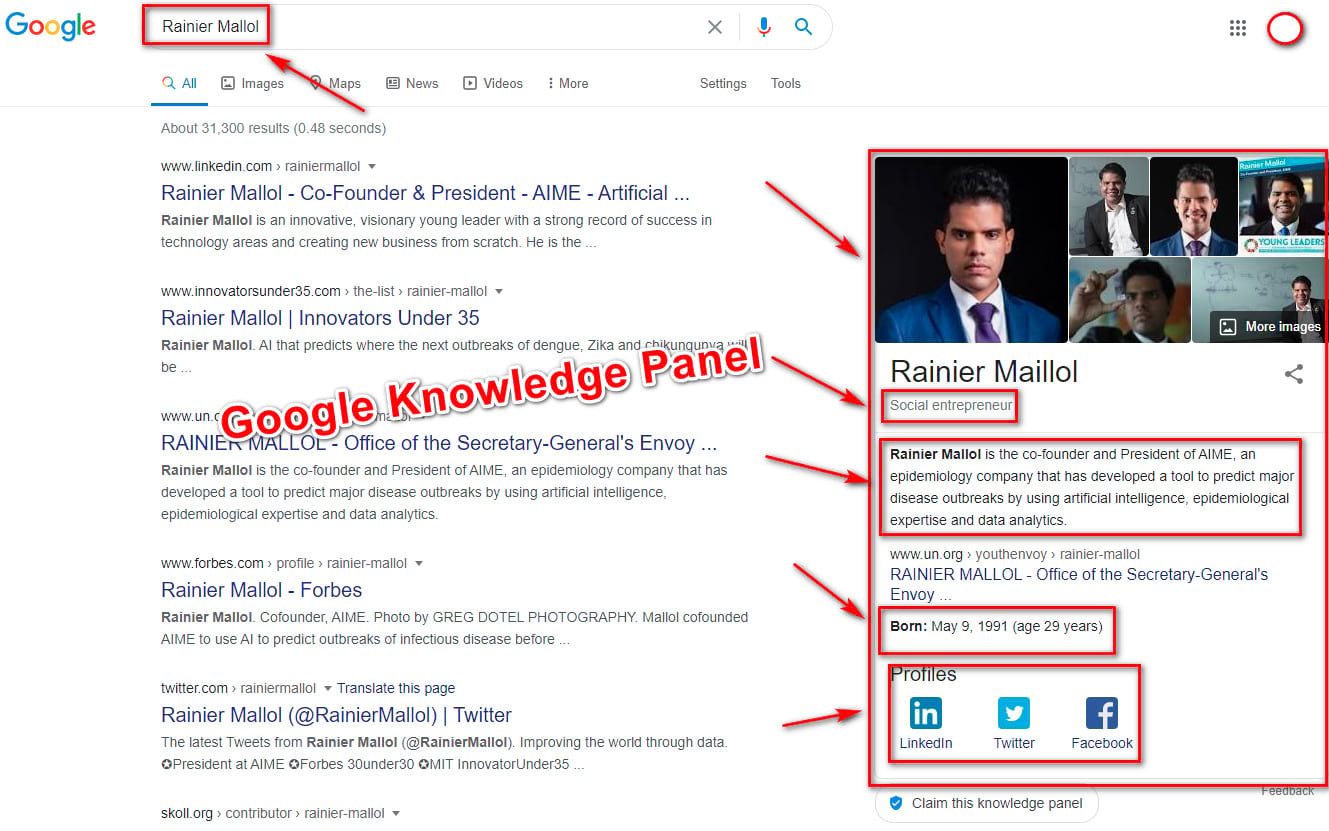 Google Knowledge Panel Service - GKP Maker (Digital Marketing Agency)