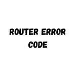 Router Error Code Profile Picture