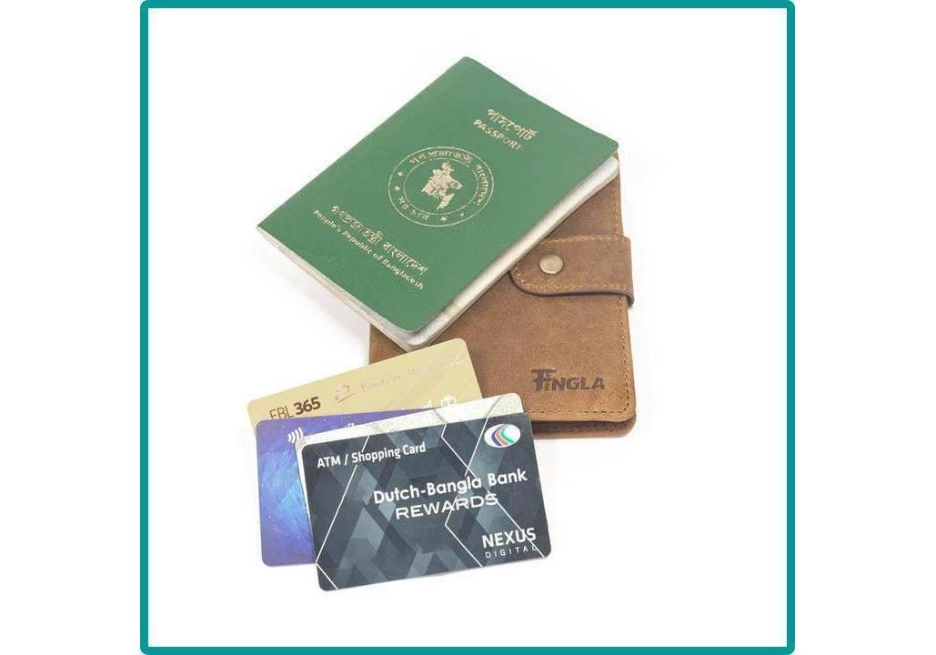 Buy Leather Passport Holder - Passport Holder Wallet Price | Flokoin