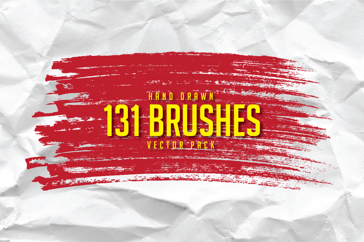 Download Free 131 Hand Drawn Brushes for Adobe Illustrator