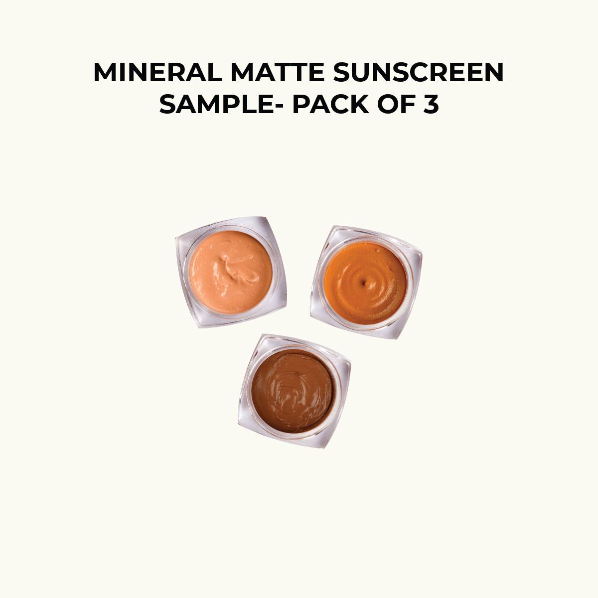 Buy Harkoi Mineral Matte Sunscreen Sample (Pack Of 3) Online at Best Price