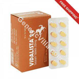 Vidalista 20,60,Tadalafil,【10% OFF + Free shipping】- Generic Villa