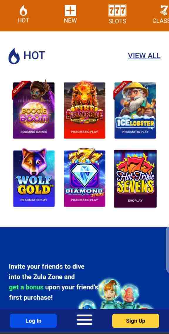 Zula Casino APK | New Best Free Social Casino In US