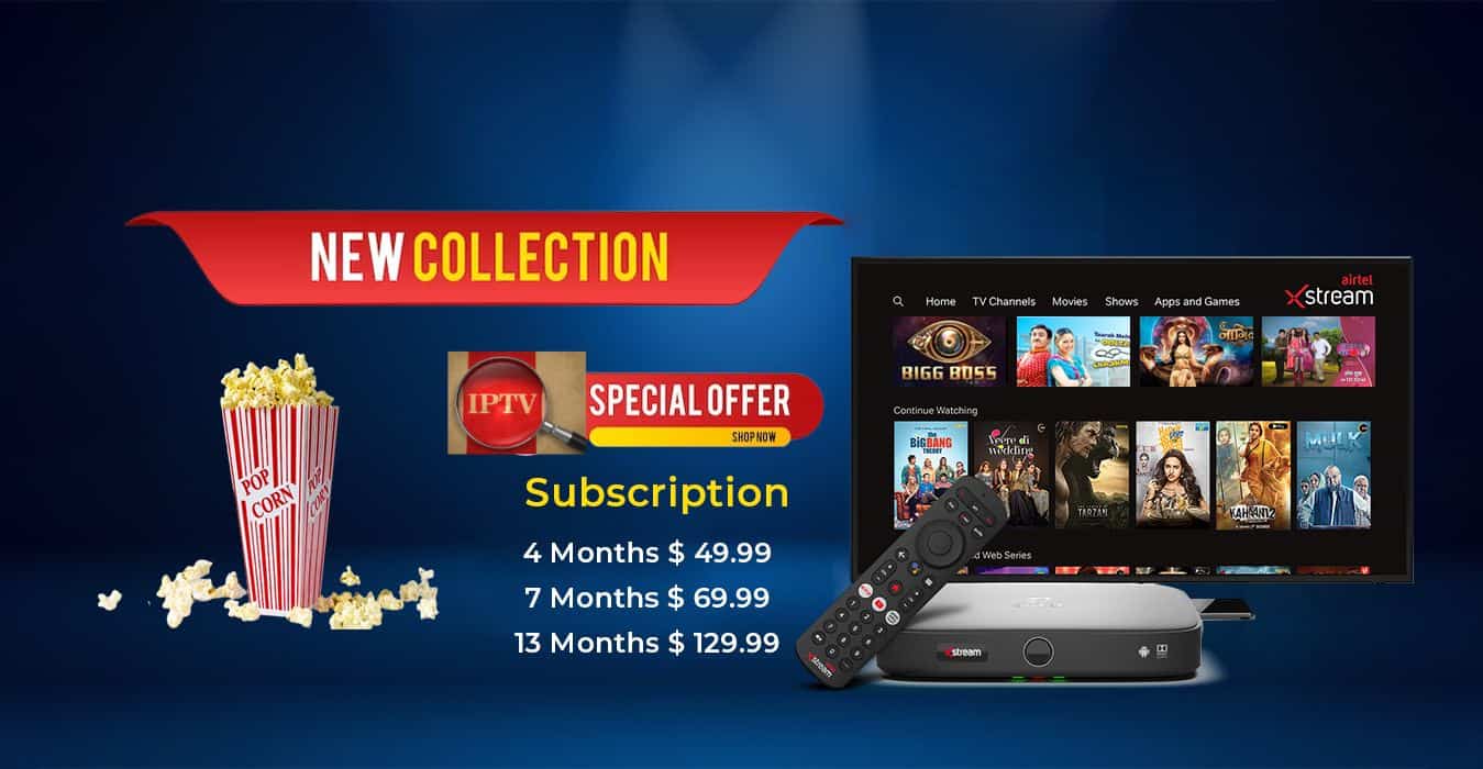 Unlimited Bollywood IPTV Channels | Indian IPTV Channels