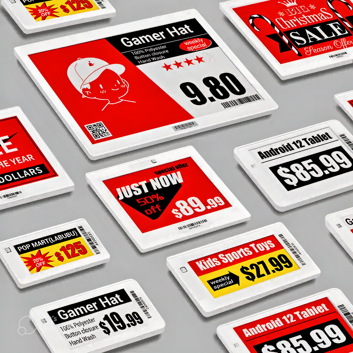 Dynamic Electronic Digital Shelf Tags for Retail Business